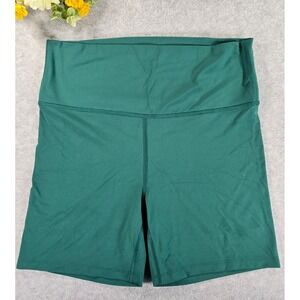 All in Motion Everyday Soft Ultra High Rise Biker Shorts Green Size L